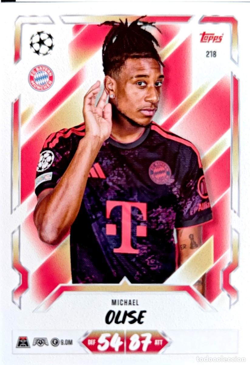 Cromos de f&uacute;tbol: 218 Michael Olise - FC Bayern M&uuml;nchen - TOPPS Match Attax 2026 2027 26 27