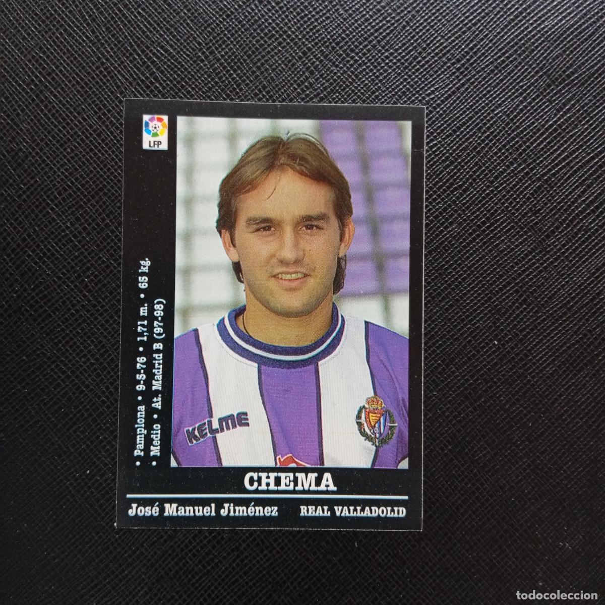 Cromos de f&uacute;tbol: 133 CHEMA VALLADOLID PANINI 00 01 CROMO FUTBOL LIGA 2000 2001 - SIN PEGAR - A23 PG127