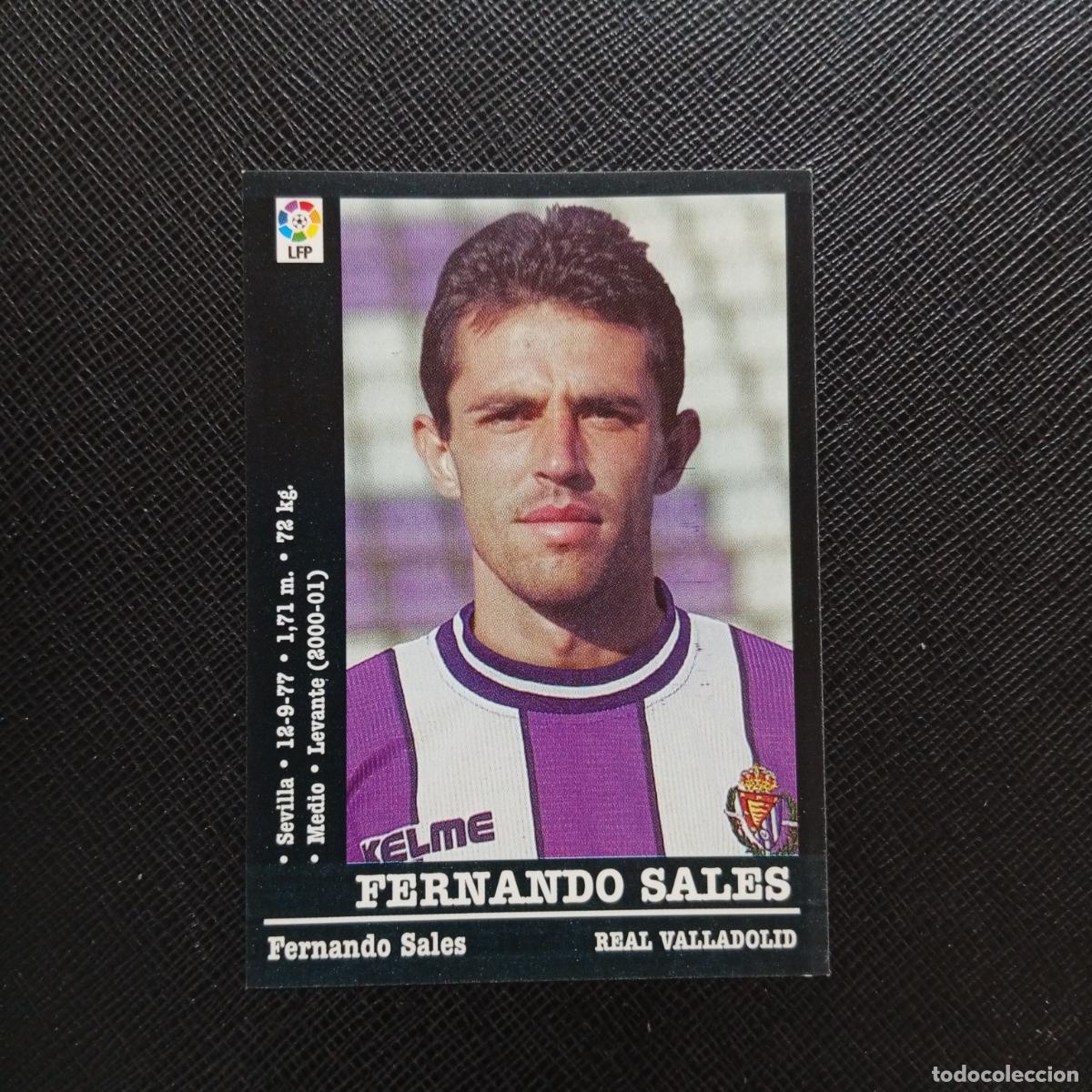 Football Stickers: 133A 133 FERNANDO SALES VALLADOLID PANINI 00 01 CROMO FUTBOL LIGA 2000 2001 - SIN PEGAR - A23 PG127