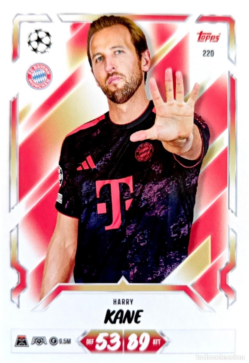 Football Stickers: 220 Harry Kane - FC Bayern M&uuml;nchen - TOPPS Match Attax 2026 2027 26 27