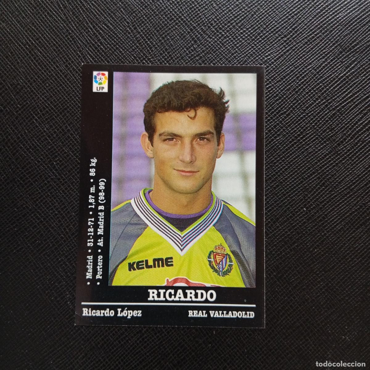 Football Stickers: 136 RICARDO VALLADOLID PANINI 00 01 CROMO FUTBOL LIGA 2000 2001 - SIN PEGAR - A23 PG127