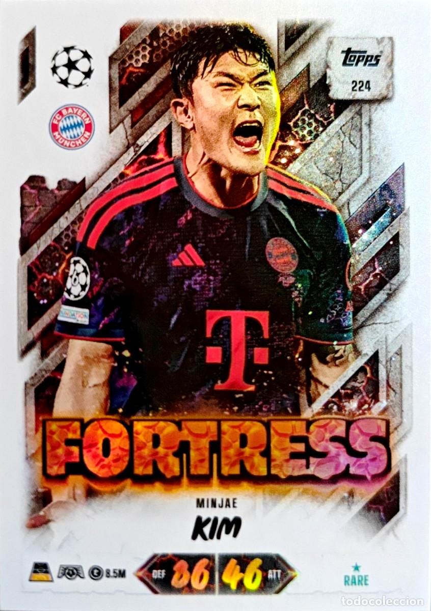 Cromos de f&uacute;tbol: 224 Minjae Kim - FC Bayern M&uuml;nchen - FORTRESS - TOPPS Match Attax 2026 2027 26 27
