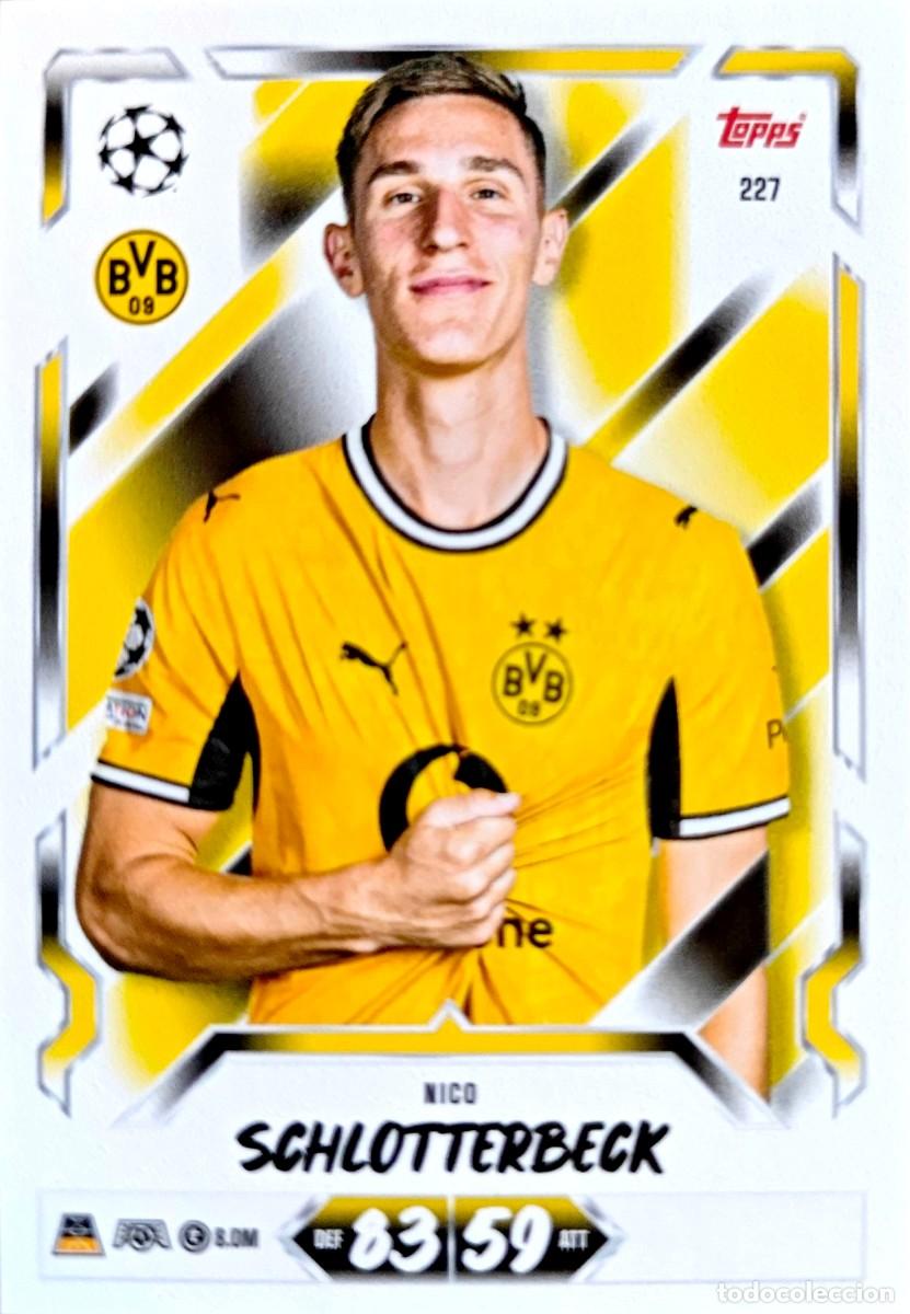 Cromos de f&uacute;tbol: 227 Nico Schlotterbeck - Borussia Dortmund - TOPPS Match Attax 2026 2027 26 27