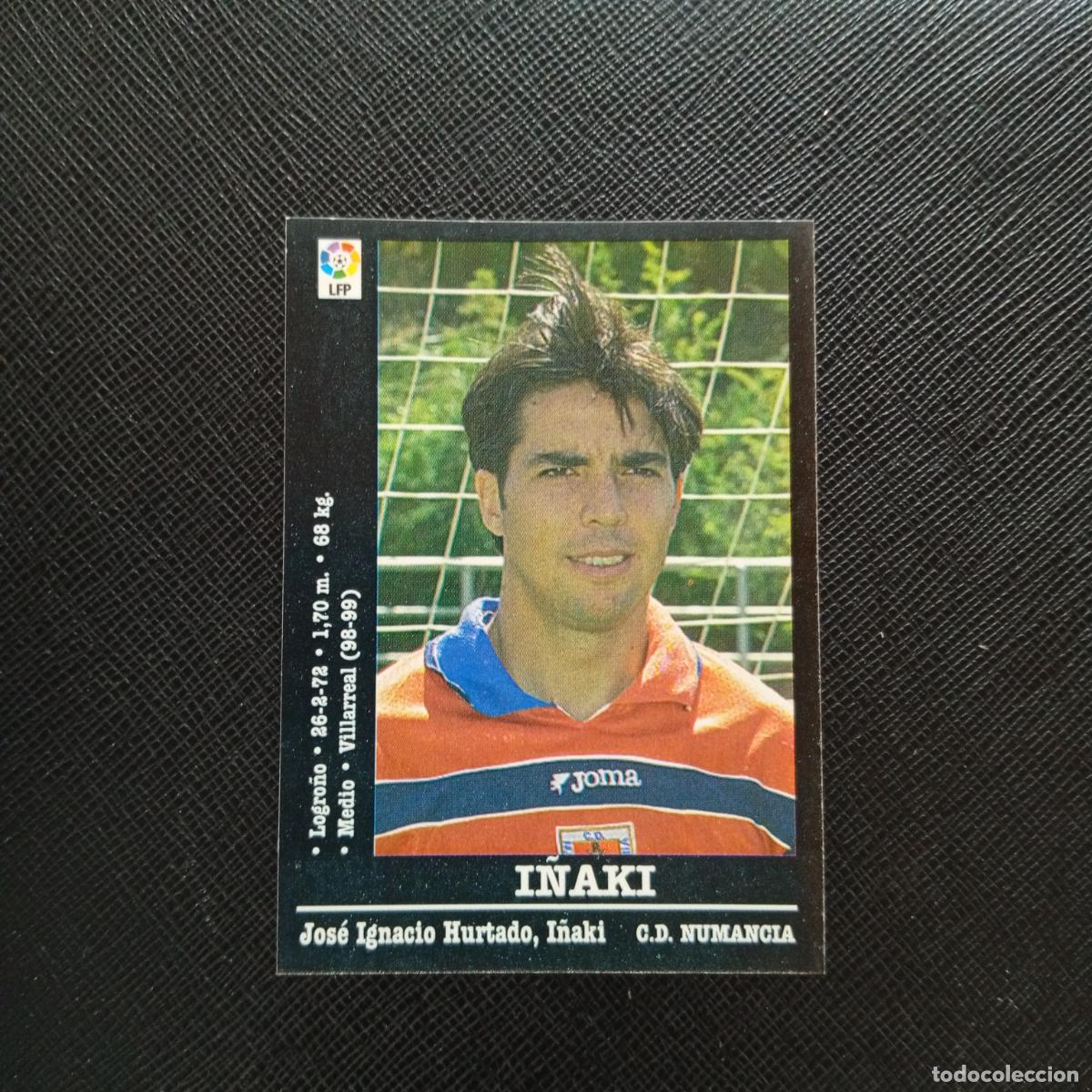 Cromos de f&uacute;tbol: 281 i&ntilde;aki NUMANCIA PANINI 00 01 CROMO FUTBOL LIGA 2000 2001 - SIN PEGAR - A23 PG163