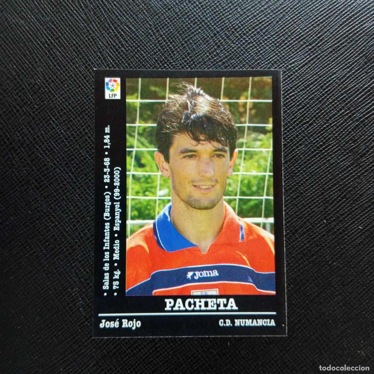 Cromos de f&uacute;tbol: 283 PACHETA NUMANCIA PANINI 00 01 CROMO FUTBOL LIGA 2000 2001 - SIN PEGAR - A23 PG163