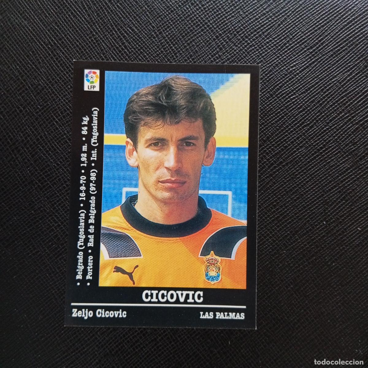 Cromos de f&uacute;tbol: 291 CICOVIC LAS PALMAS PANINI 00 01 CROMO FUTBOL LIGA 2000 2001 - SIN PEGAR - A23 PG163