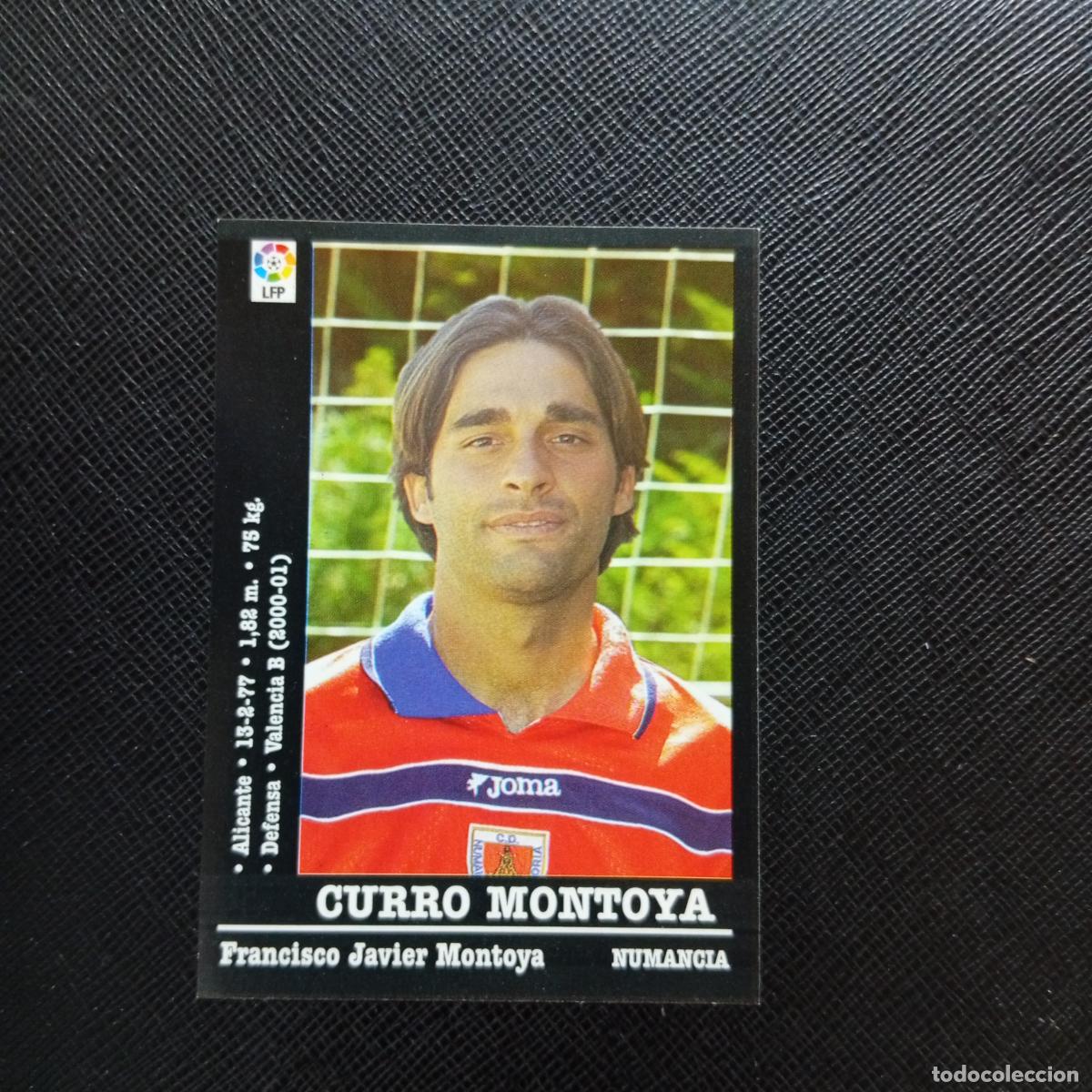 Cromos de f&uacute;tbol: CURRO MONTOYA NUMANCIA PANINI 00 01 CROMO FUTBOL LIGA 2000 2001 - SIN PEGAR - A23 PG163 FICHAJE