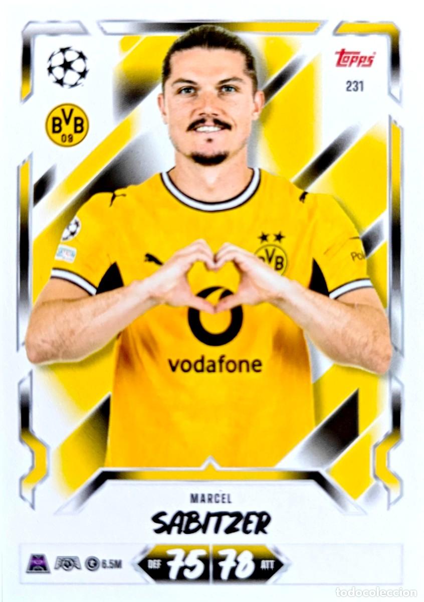 Cromos de f&uacute;tbol: 231 Marcel Sabitzer - Borussia Dortmund - TOPPS Match Attax 2026 2027 26 27
