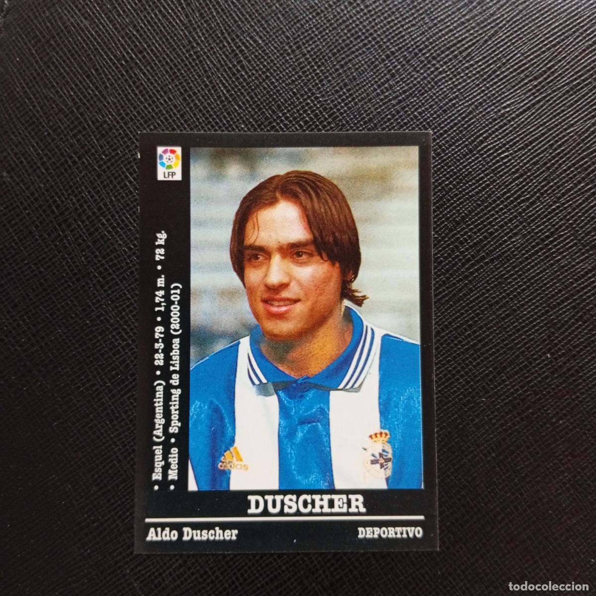 Cromos de f&uacute;tbol: DUSCHER DEPORTIVO PANINI 00 01 CROMO FUTBOL LIGA 2000 2001 - SIN PEGAR - A23 PG163 FICHAJE