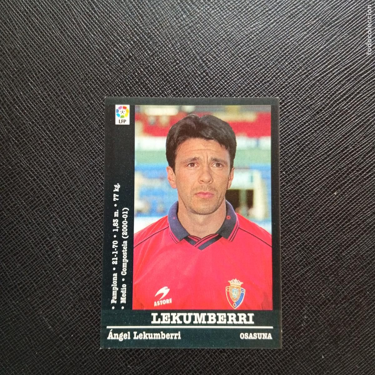Cromos de f&uacute;tbol: 315A 315 LEKUMBERRI OSASUNA PANINI 00 01 CROMO FUTBOL LIGA 2000 2001 - SIN PEGAR - A23 PG163