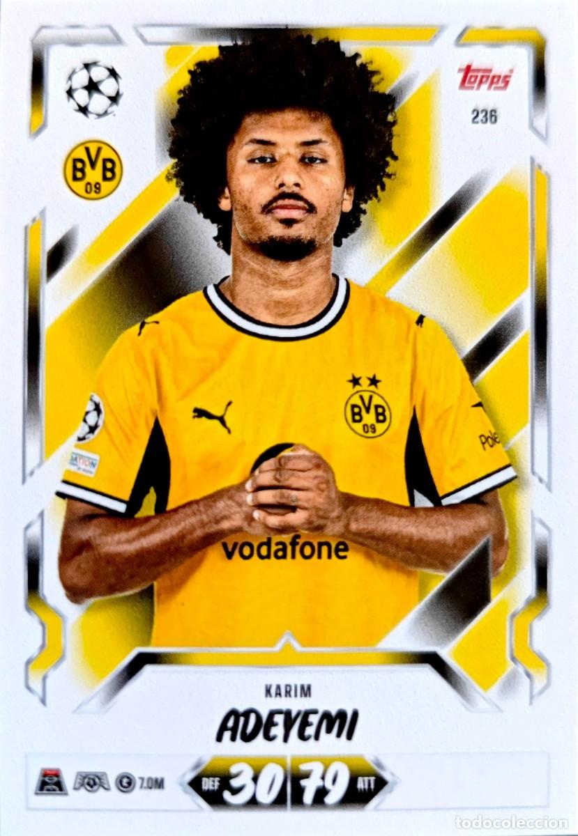 Cromos de f&uacute;tbol: 236 Karim Adeyemi - Borussia Dortmund - TOPPS Match Attax 2026 2027 26 27