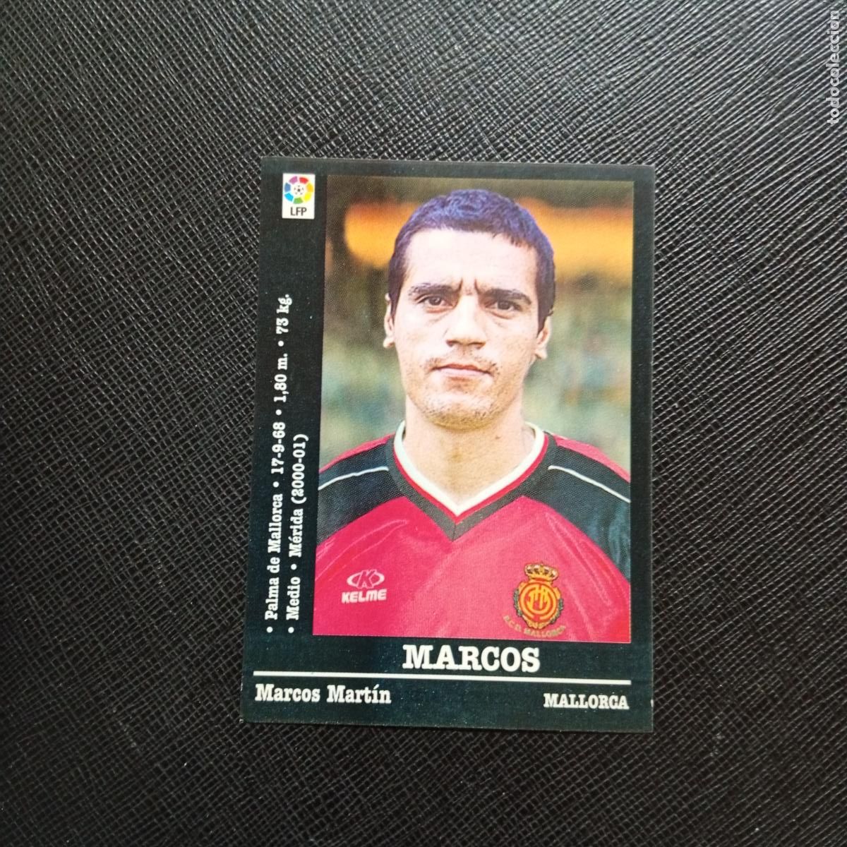 Cromos de f&uacute;tbol: MARCOS MALLORCA PANINI 00 01 CROMO FUTBOL LIGA 2000 2001 - SIN PEGAR - A23 PG190 ULTIMO FICHAJE