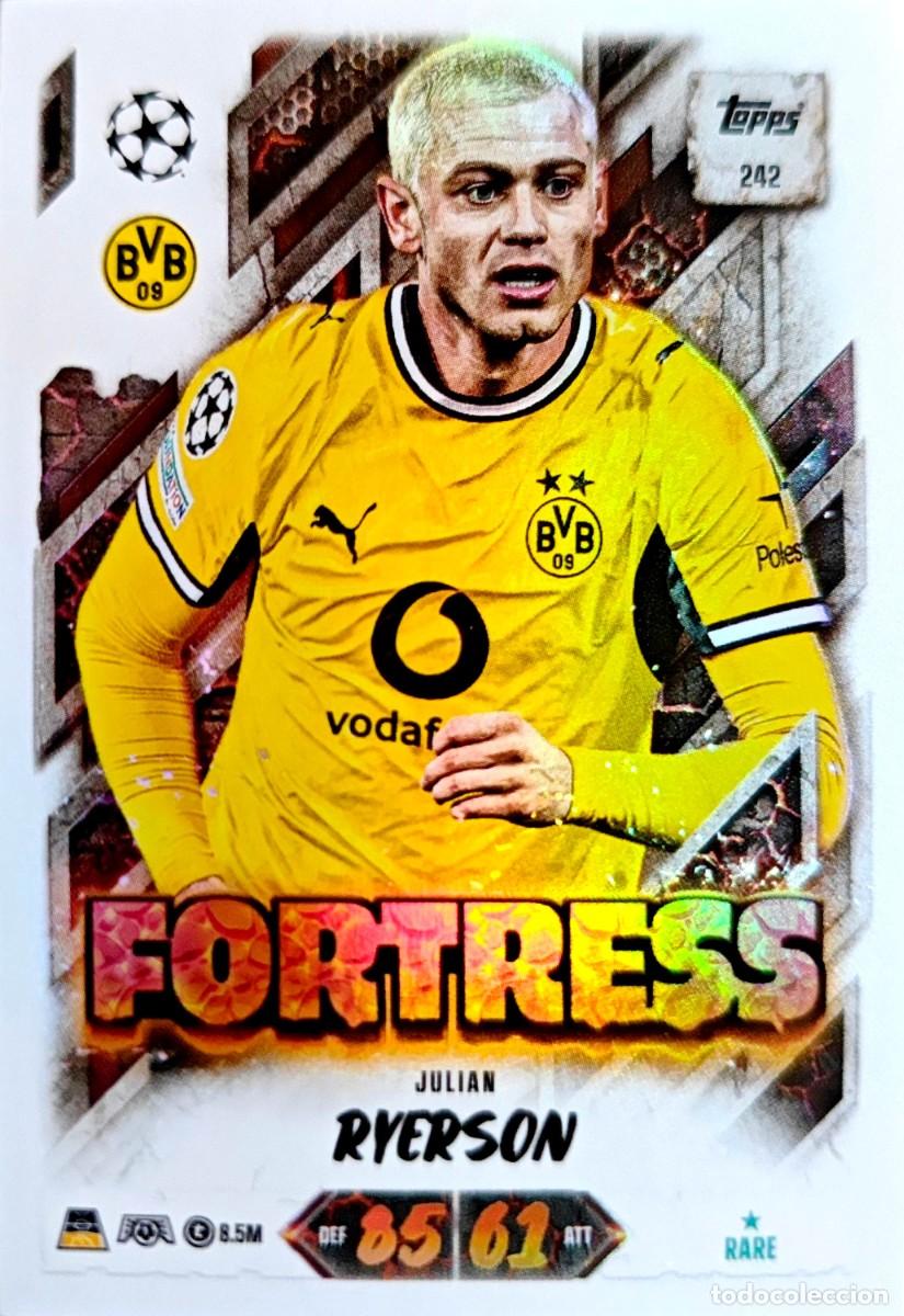 Figurine di Calcio: 242 Julian Ryerson - Borussia Dortmund - FORTRESS - TOPPS Match Attax 2026 2027 26 27