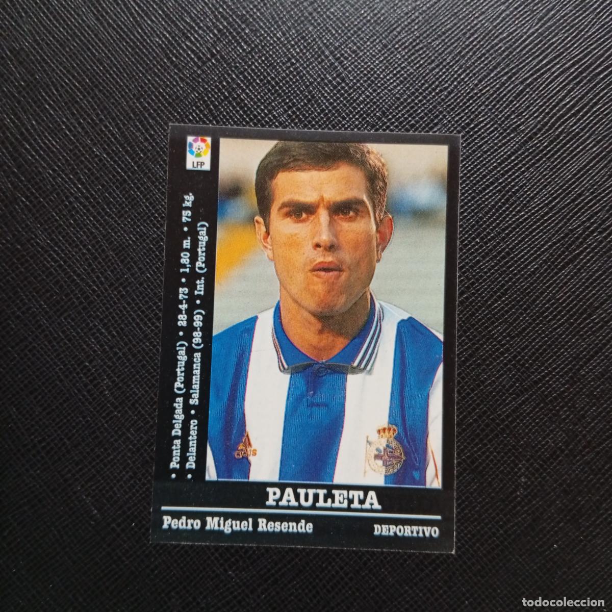 Figurine di Calcio: 15 PAULETA DEPORTIVO PANINI 00 01 CROMO FUTBOL LIGA 2000 2001 - SIN PEGAR - A23 PG208