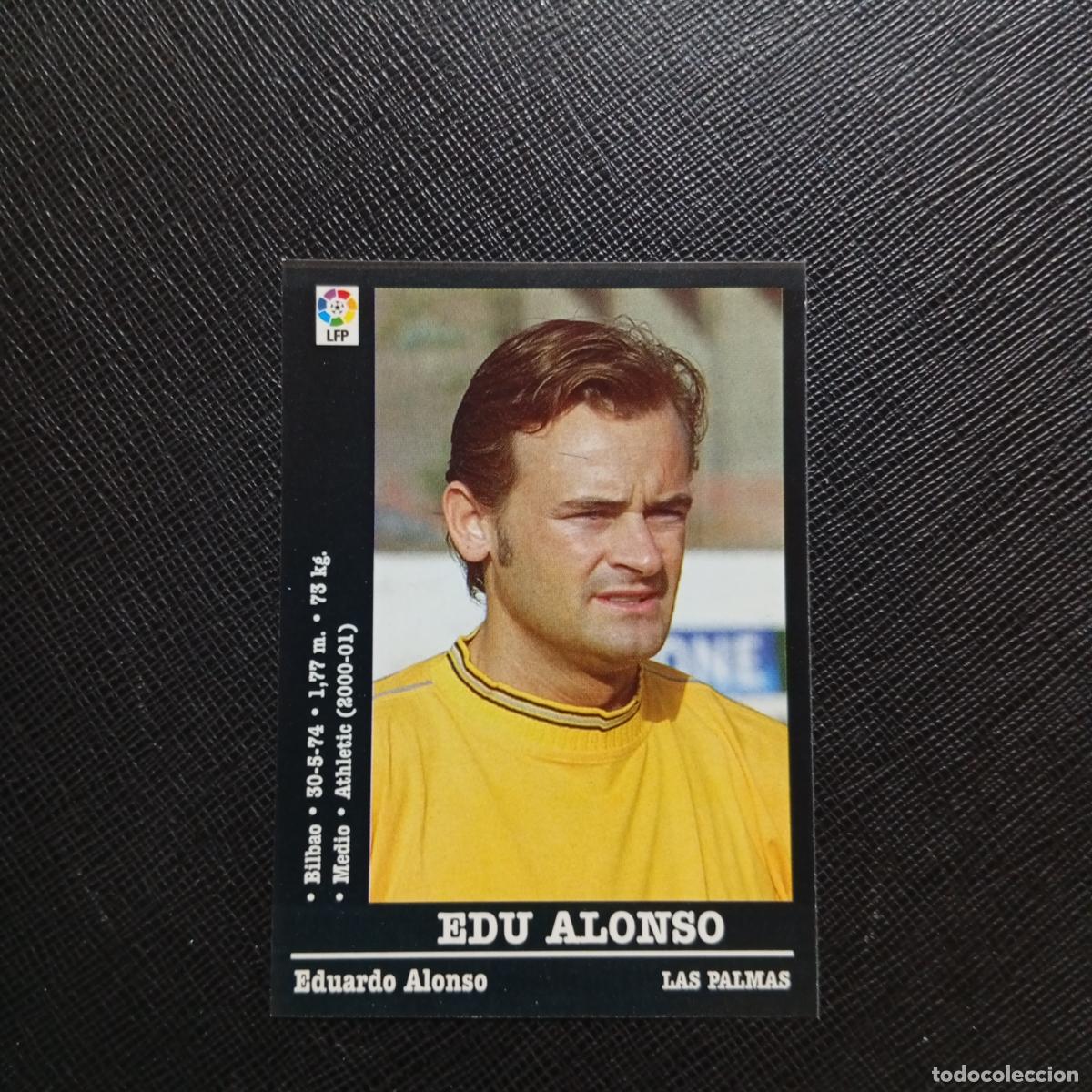 Fu&szlig;ball-Sticker: EDU ALONSO LAS PALMAS PANINI 00 01 CROMO FUTBOL LIGA 2000 2001 - SIN PEGAR - A23 PG217 FICHAJE