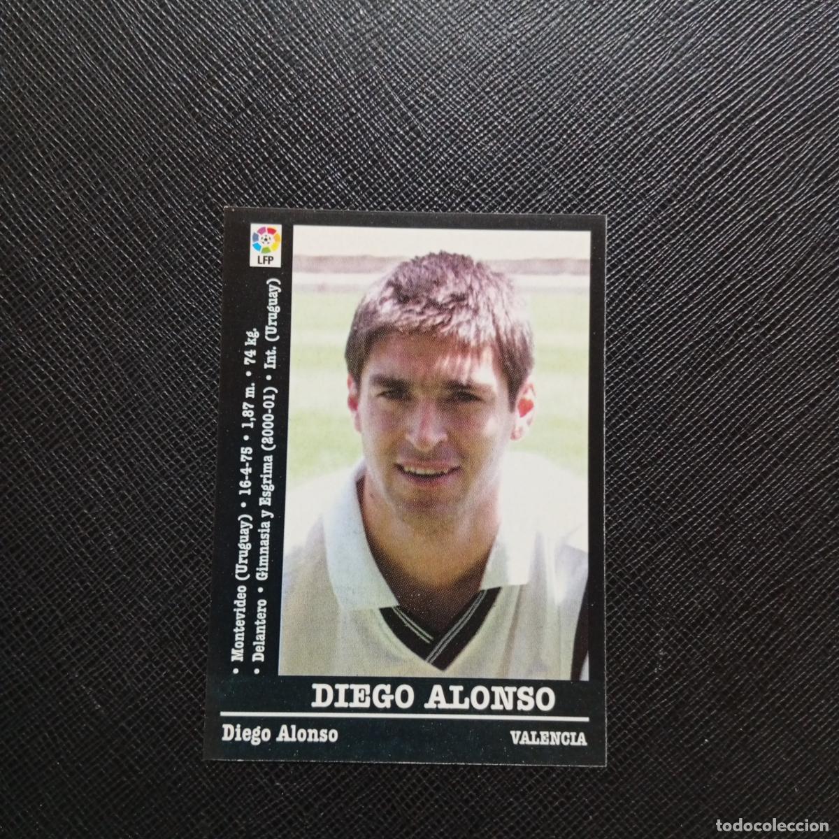 Cromos de f&uacute;tbol: DIEGO ALONSO VALENCIA PANINI 00 01 CROMO FUTBOL LIGA 2000 2001 - SIN PEGAR - A23 PG226 FICHAJE