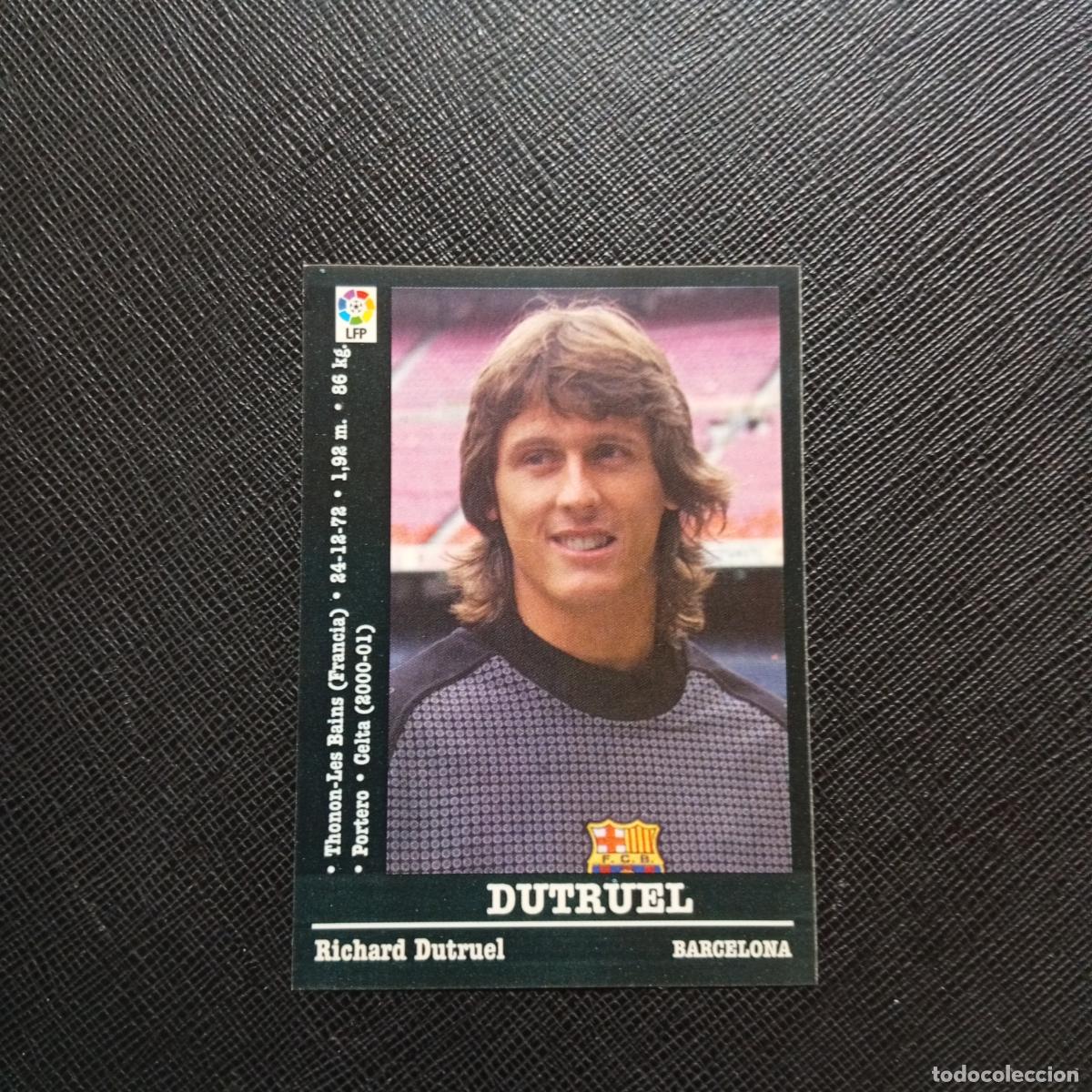 Cromos de f&uacute;tbol: 19A 19 DUTRUEL BARCELONA PANINI 00 01 CROMO FUTBOL LIGA 2000 2001 - SIN PEGAR - A23 PG226 FICHAJE