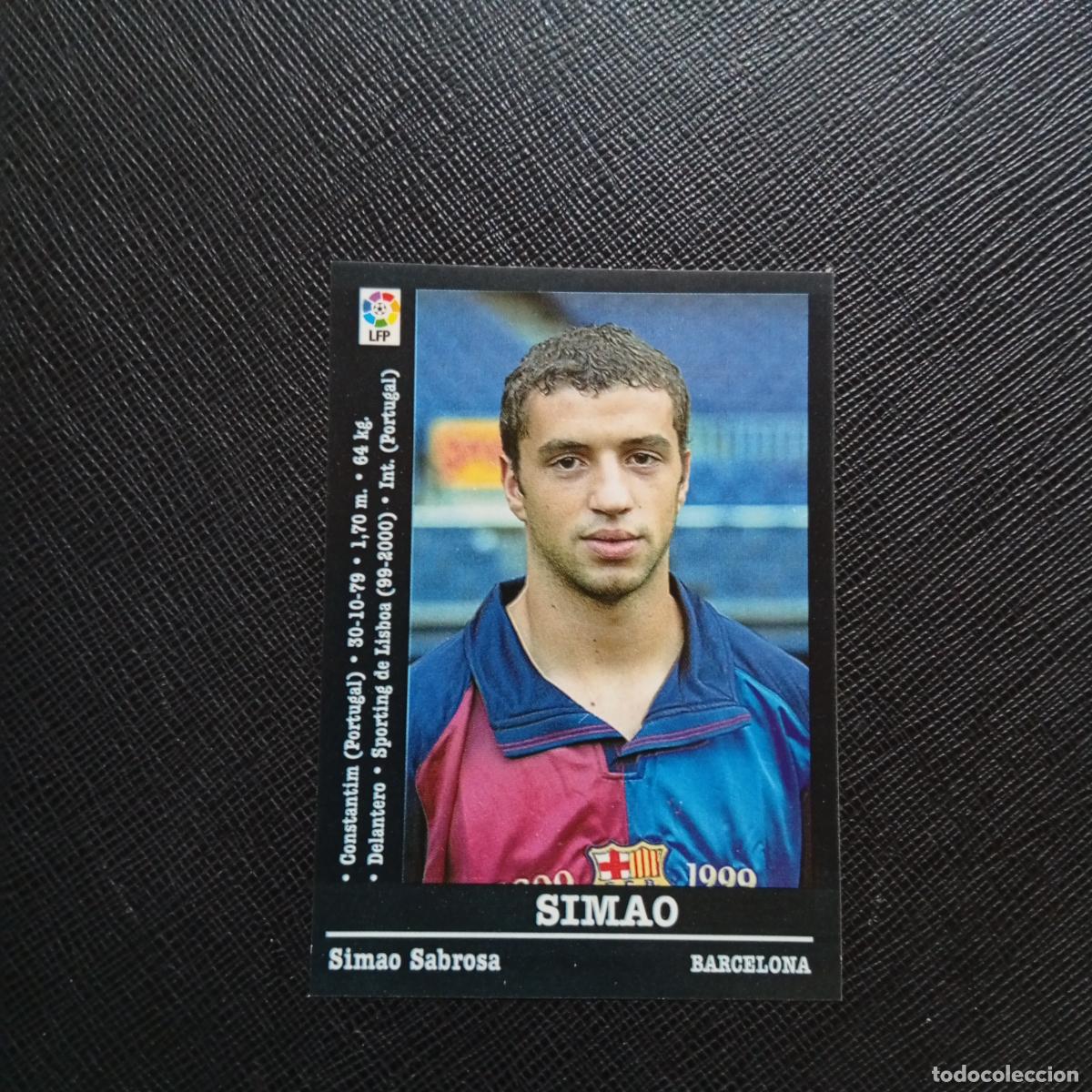 Cromos de f&uacute;tbol: 29A 29 SIMAO BARCELONA PANINI 00 01 CROMO FUTBOL LIGA 2000 2001 - SIN PEGAR - A23 PG226 FICHAJE