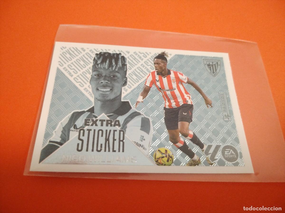 Cromos de f&uacute;tbol: ESTE 2026 2027 EXTRA STICKER PLATA NICO WILLIAMS