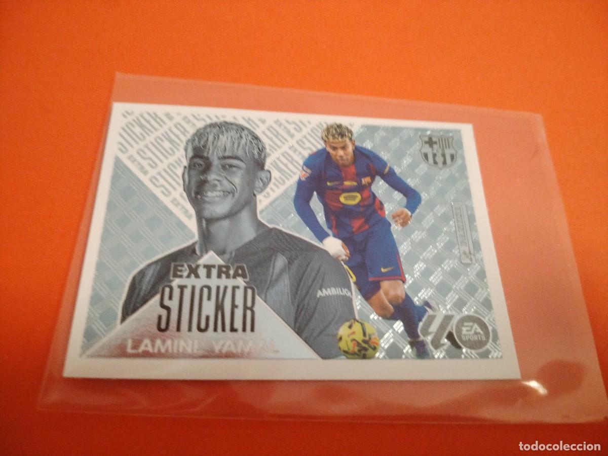 Cromos de f&uacute;tbol: ESTE 2026 2027 EXTRA STICKER PLATA LAMINE YAMAL