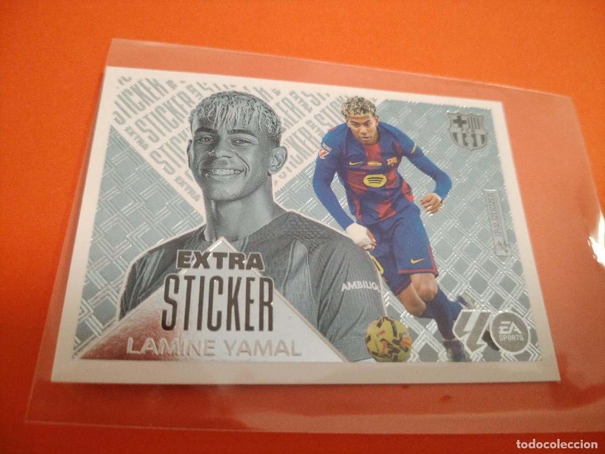 Cromos de f&uacute;tbol: ESTE 2026 2027 EXTRA STICKER PLATA LAMINE YAMAL