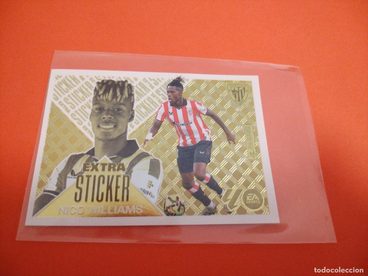 Cromos de f&uacute;tbol: ESTE 2026 2027 EXTRA STICKER ORO NICO WILLIAMS