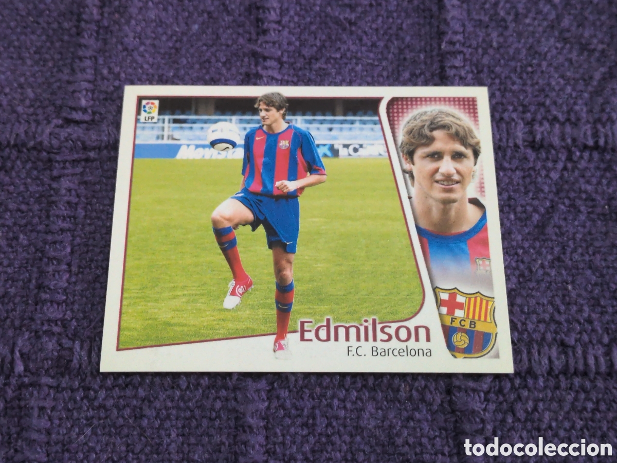 Figurine di Calcio: EDMILSON FICHAJE 19 LIGA ESTE 2004 2005 04 05. NUNCA PEGADO