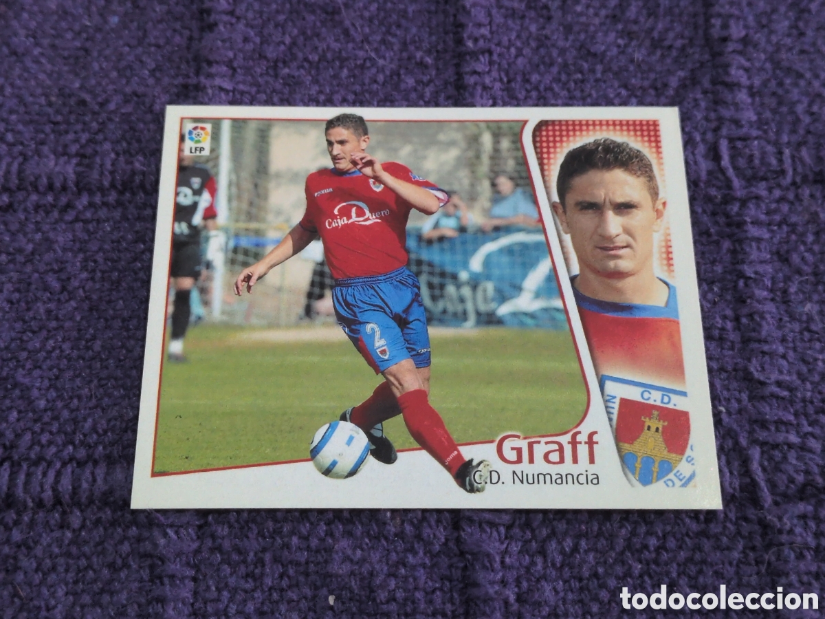Fu&szlig;ball-Sticker: GRAFF FICHAJE 24 LIGA ESTE 2004 2005 04 05. NUNCA PEGADO