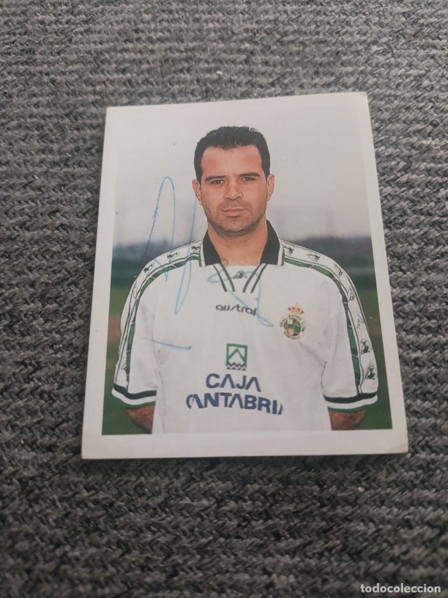 Cromos de f&uacute;tbol: Auto original de &Aacute;lvaro Racing de Santander