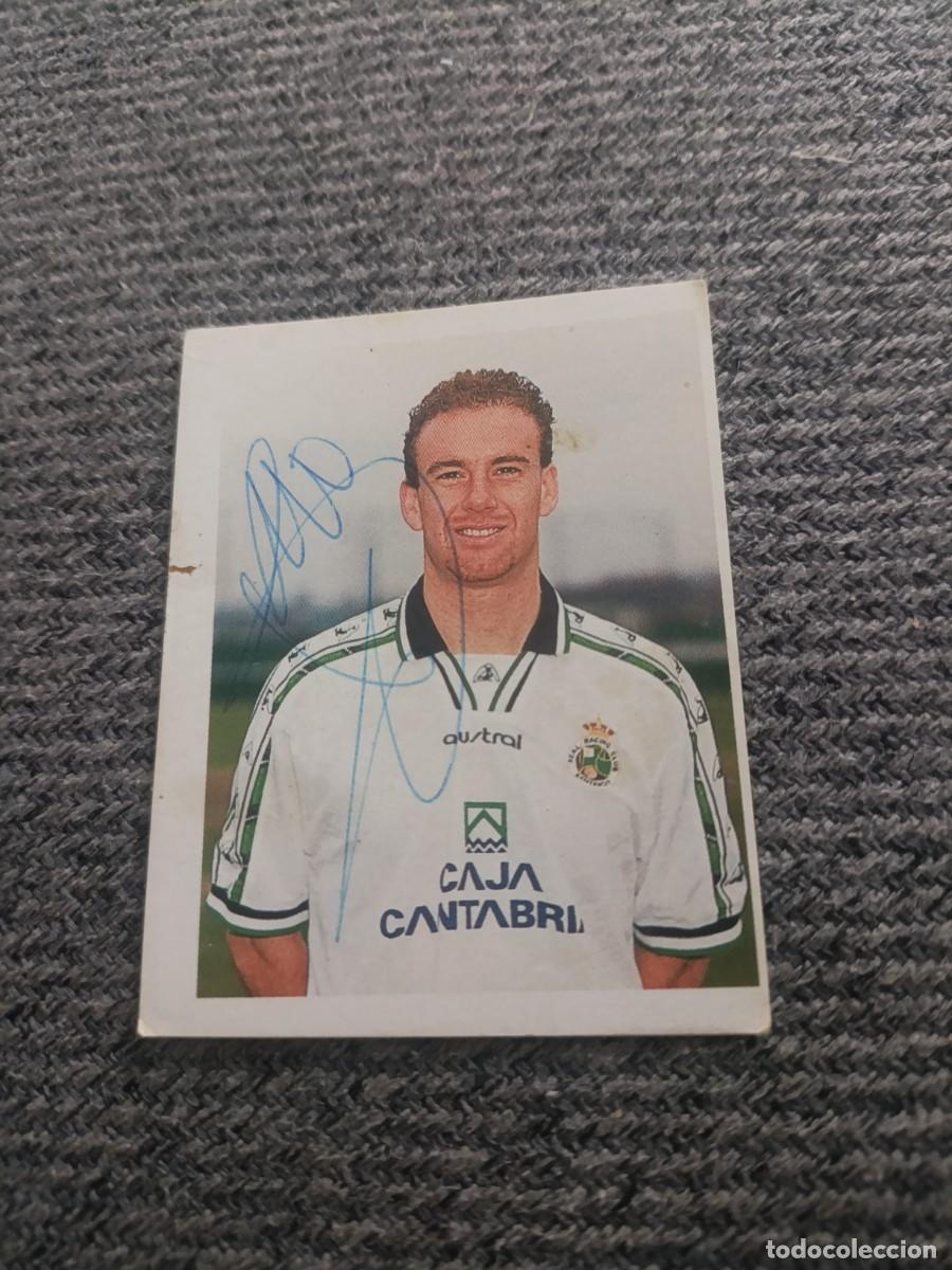 Cromos de f&uacute;tbol: Auto original de Jaime Racing de Santander
