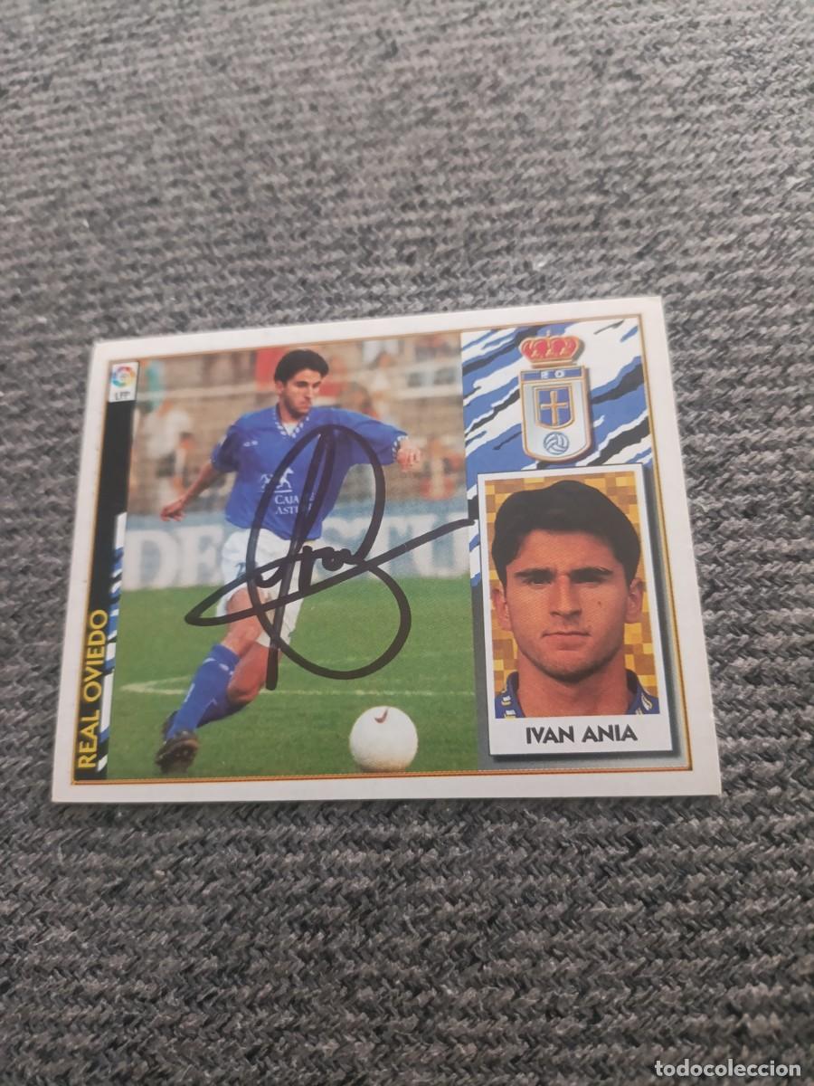 Cromos de f&uacute;tbol: Auto original de Iv&aacute;n Ania Oviedo - Foto 1