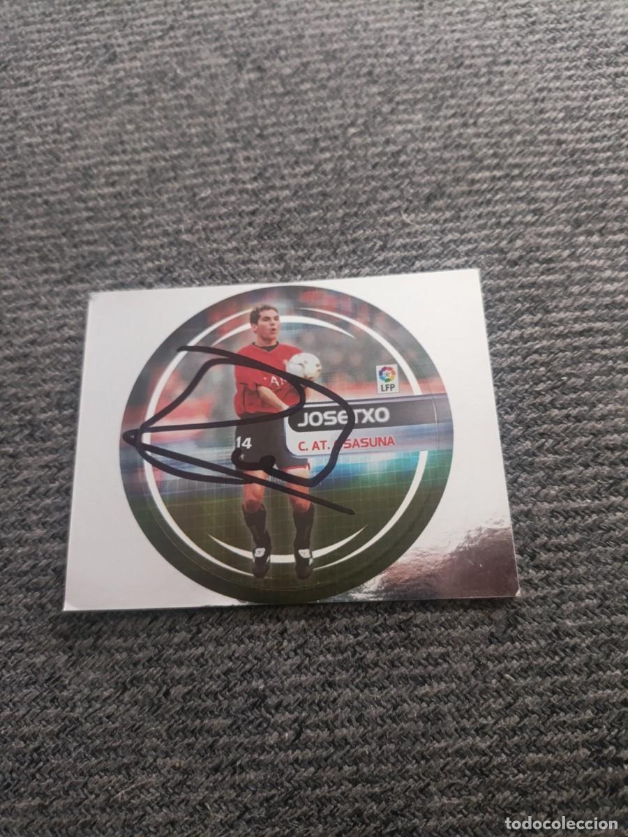 Cromos de f&uacute;tbol: Auto original de Josetxo Osasuna