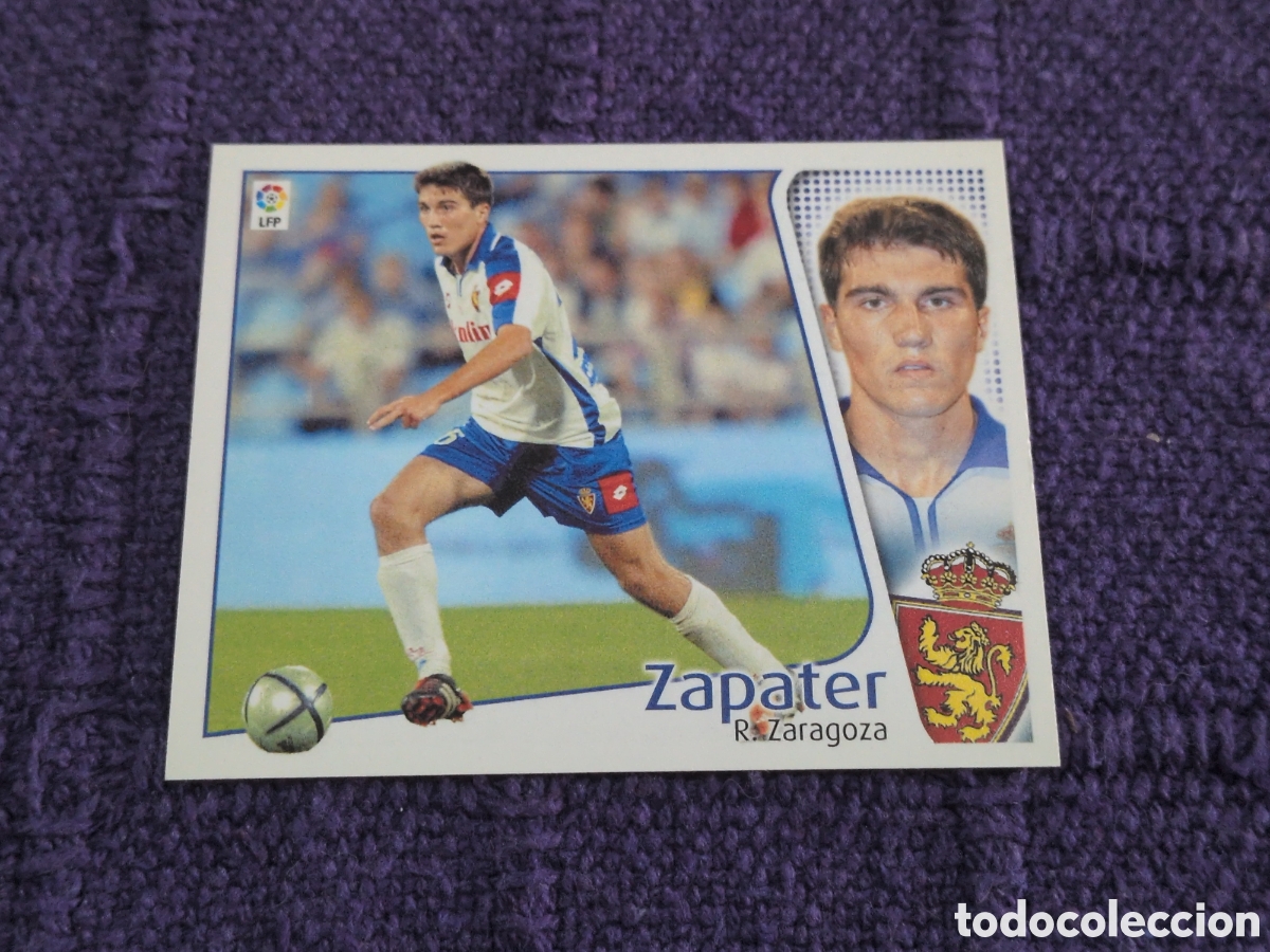 Fu&szlig;ball-Sticker: EDICIONES ESTE 2004-2005 COLOCA ZAPATER (ZARAGOZA) SIN PEGAR NUNCA PEGADO
