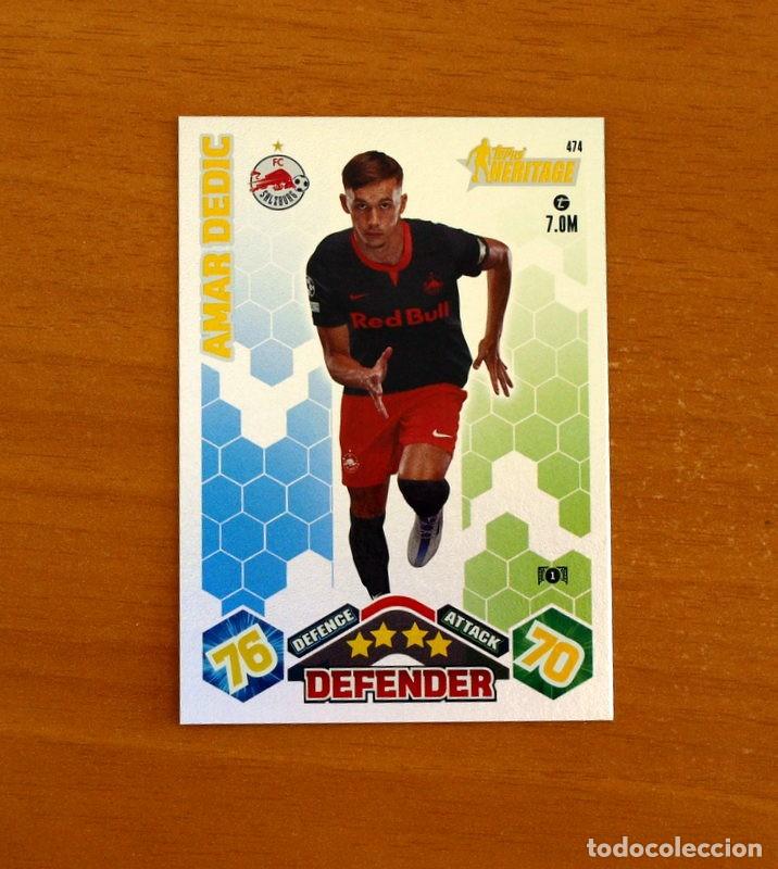 Cromos de f&uacute;tbol: Salzburg-474 Amar Dedic-Man of the Matc-Midfielder-Topps Match Attax Trading Card Game-2023-2024
