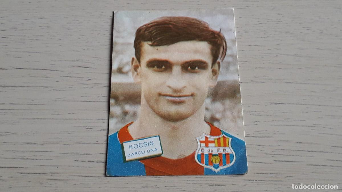 Cromos de f&uacute;tbol: Kocsis FC Barcelona Bar&ccedil;a, Album Liga F&uacute;tbol Fher Disgra 61 62, 1961 1962. Sin pegar
