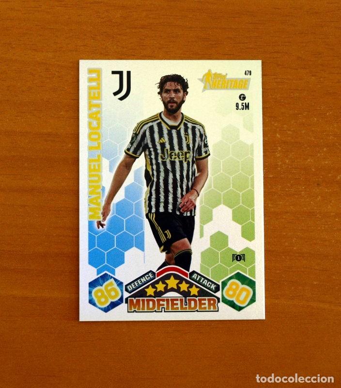 Cartes &agrave; collectionner de Football: Juventus-479 Ma. Locatelli-Man of the Matc-Midfielder-Topps Match Attax Trading Card Game-2023-2024