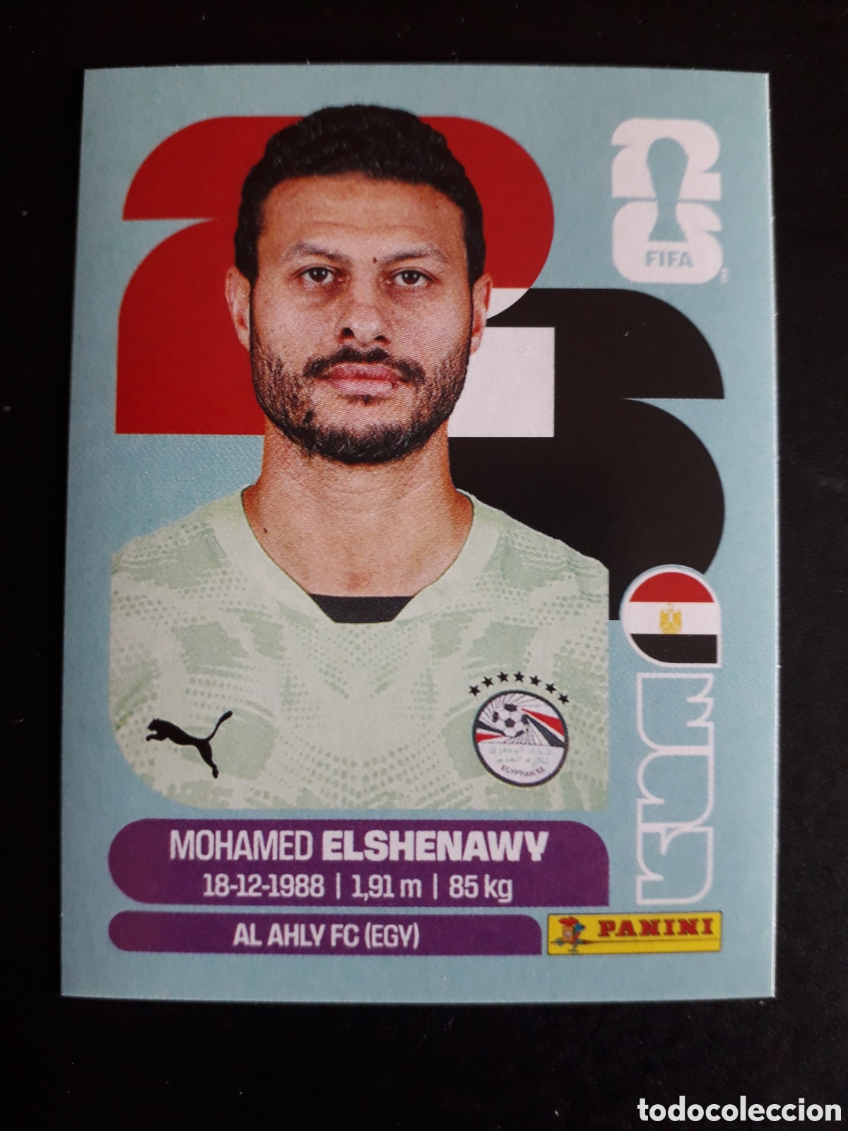 Cartes &agrave; collectionner de Football: ELSHENAWY EGIPTO EGY 2 MUNDIAL F&Uacute;TBOL 2026 FIFA WORLD CUP PANINI SIN PEGAR PEDIDO M&Iacute;NIMO 3&euro;