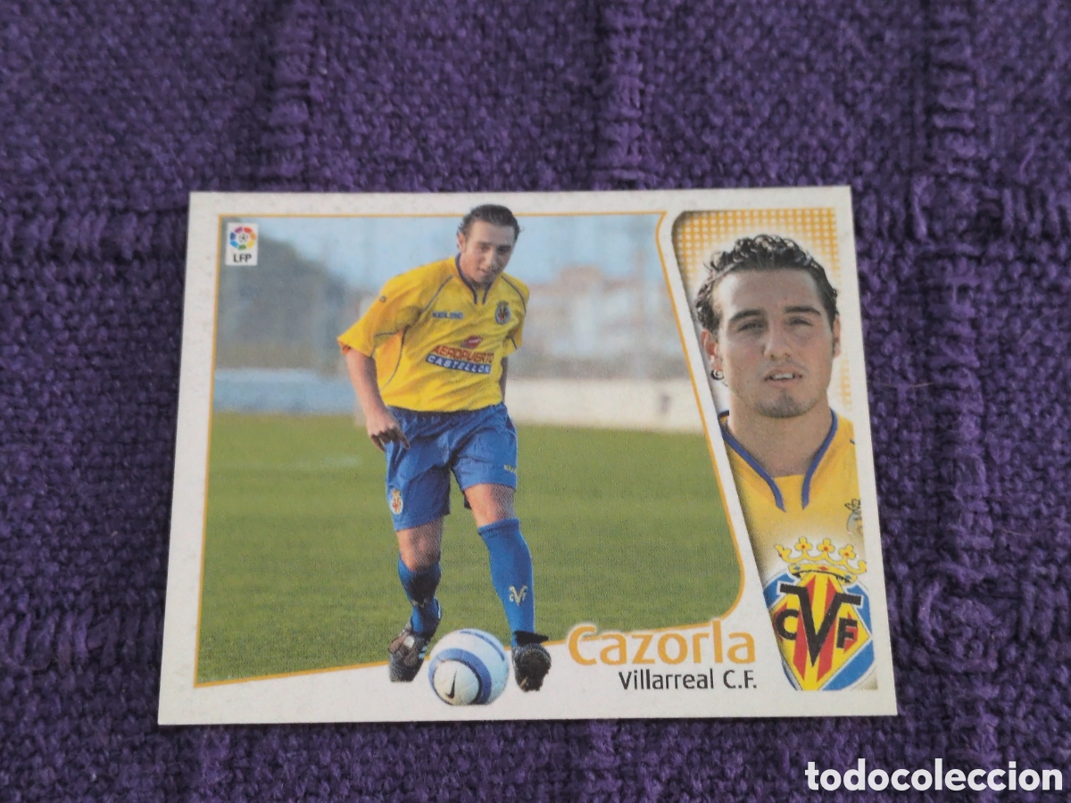Fu&szlig;ball-Sticker: EDICIONES ESTE 2004-2005 CAZORLA (VILLARREAL) LIGA 04-05 SIN PEGAR NUNCA PEGADO