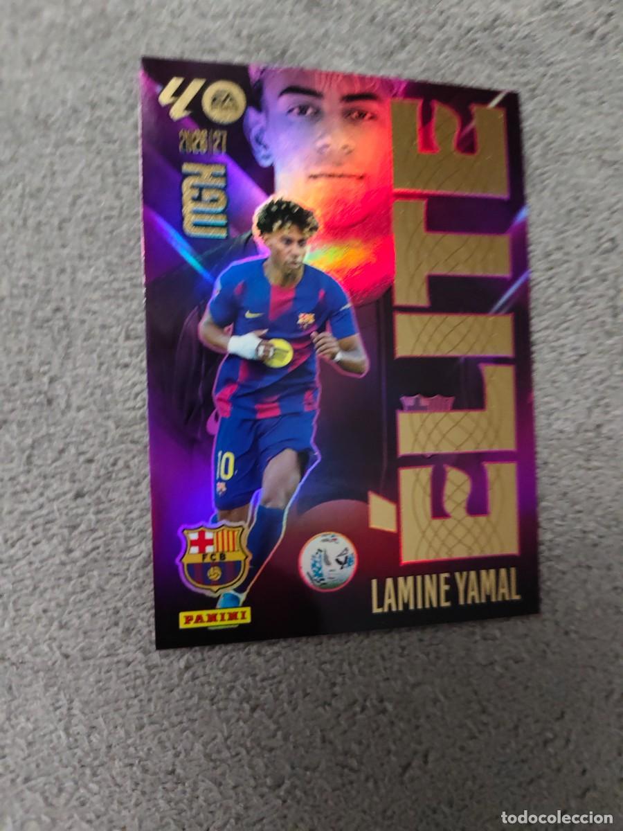 Cromos de f&uacute;tbol: 9 MEGACRACKS MGK 2026 27 LAMINE YAMAL FC BARCELONA &Eacute;LITE 26 2027 PANINI AAW