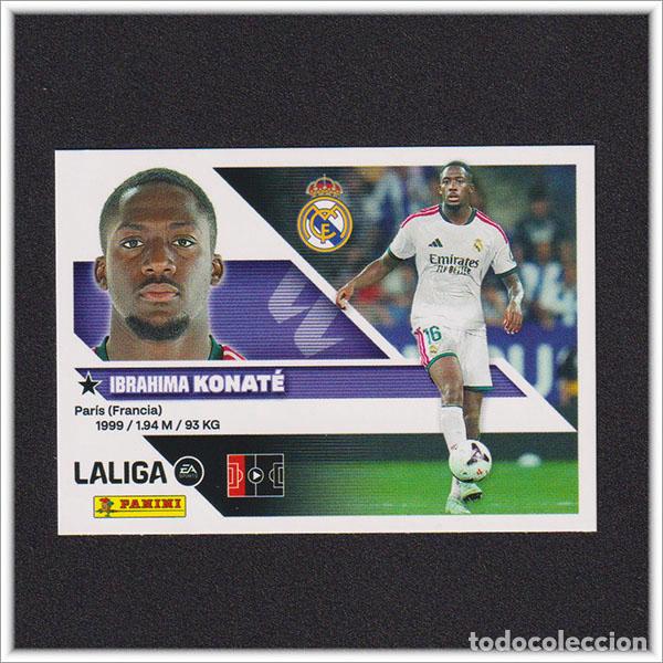 Cromos de f&uacute;tbol: LIGA ESTE 2026 2027 26 27 PANINI KONATE 7 BIS COLOCA REAL MADRID ALBUM COLECCI&Oacute;N 3&ordf; EDICI&Oacute;N