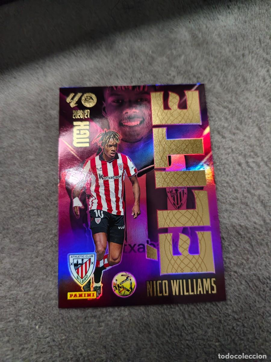 Fu&szlig;ball-Sticker: 12 MEGACRACKS MGK 2026 27 NICO WILLIAMS ATHLETIC CLUB &Eacute;LITE 26 2027 PANINI AAW
