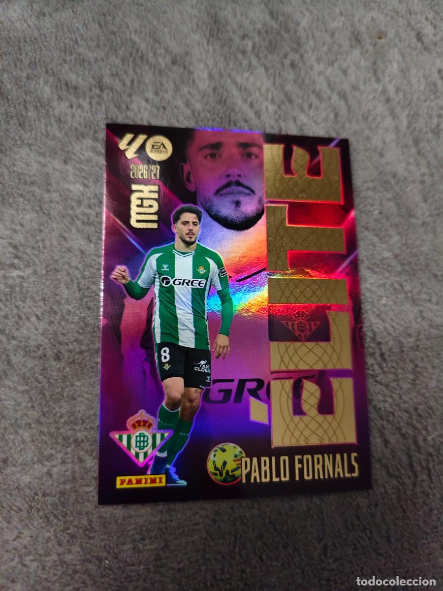 Fu&szlig;ball-Sticker: 14 MEGACRACKS MGK 2026 27 PABLO FORNALS REAL BETIS &Eacute;LITE 26 2027 PANINI AAW