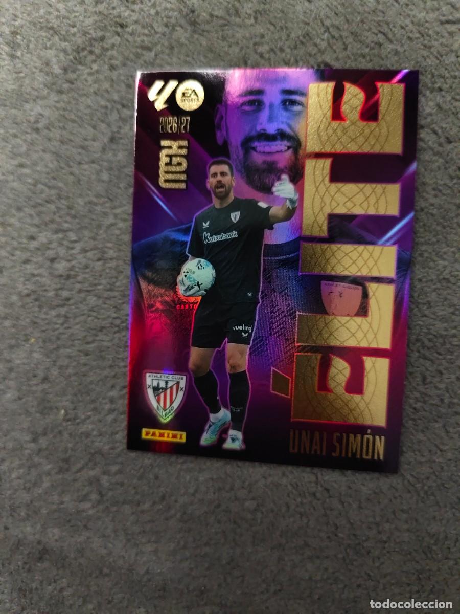 Fu&szlig;ball-Sticker: 17 MEGACRACKS MGK 2026 27 UNAI SIM&Oacute;N ATHLETIC CLUB &Eacute;LITE 26 2027 PANINI AAW