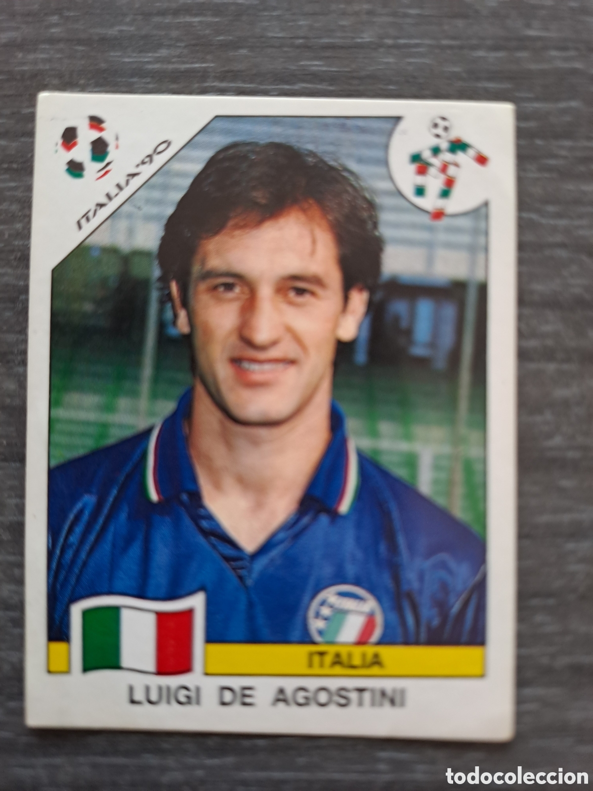 Fu&szlig;ball-Sticker: DE AGOSTINI &ndash; ITALIA &ndash; ITALIA 90 Cromo de D'Agostini, internacional con Italia