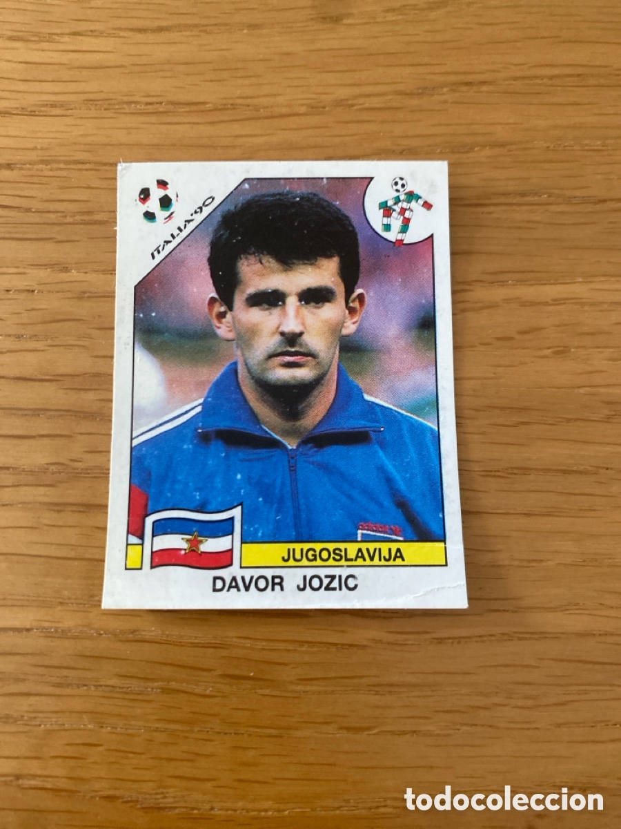 Cromos de f&uacute;tbol: Cromo panini mundial Italia 90 n&uacute;mero 272 Jozic - Stickers album world cup Italy 1990