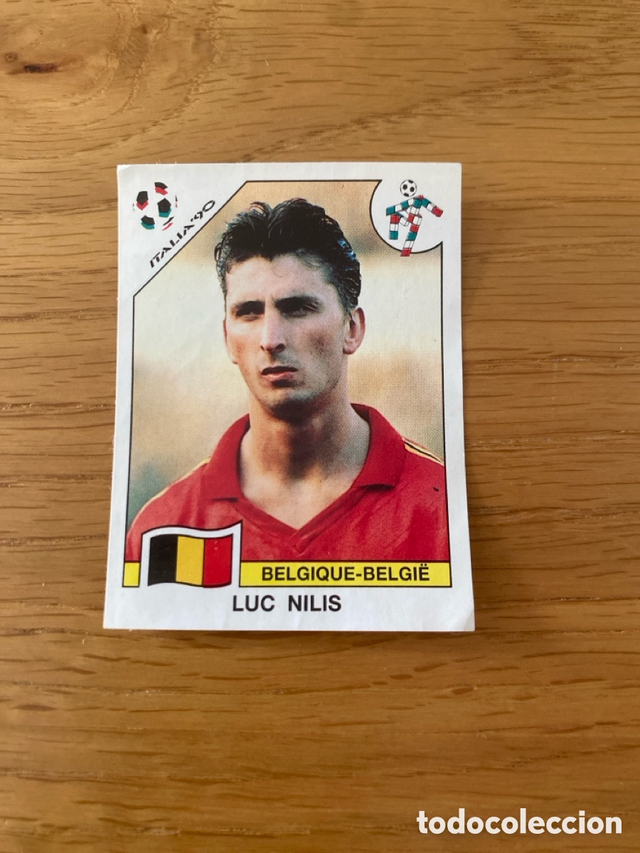Cromos de f&uacute;tbol: Cromo panini mundial Italia 90 n&uacute;mero 343 Nilis - Stickers album world cup Italy 1990