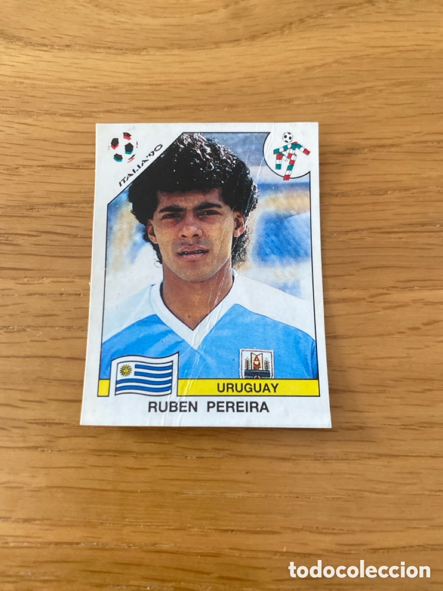 Cromos de f&uacute;tbol: Cromo panini mundial Italia 90 n&uacute;mero 376 Pereira - Stickers album world cup Italy 1990