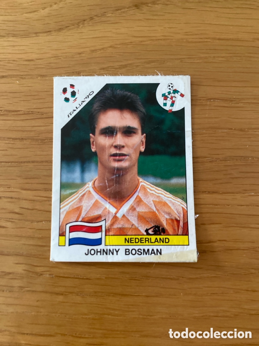 Cromos de f&uacute;tbol: Cromo panini mundial Italia 90 n&uacute;mero 415 Bosman - Stickers album world cup Italy 1990