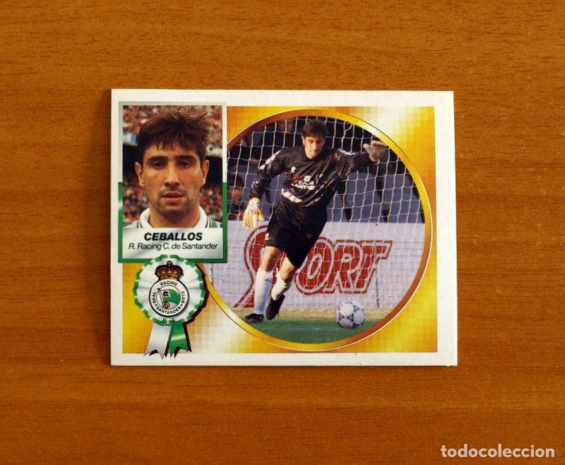Cromos de f&uacute;tbol: Racing de Santander - Ceballos - Ediciones Este Liga 1994-1995, 94-95 - Nunca Pegado
