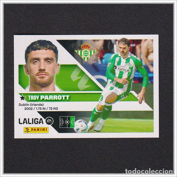 Cromos de f&uacute;tbol: LIGA ESTE 2026 2027 26 27 PANINI PARROTT 38 FICHAJE BETIS COLECCI&Oacute;N ALBUM 3&ordf; EDICI&Oacute;N
